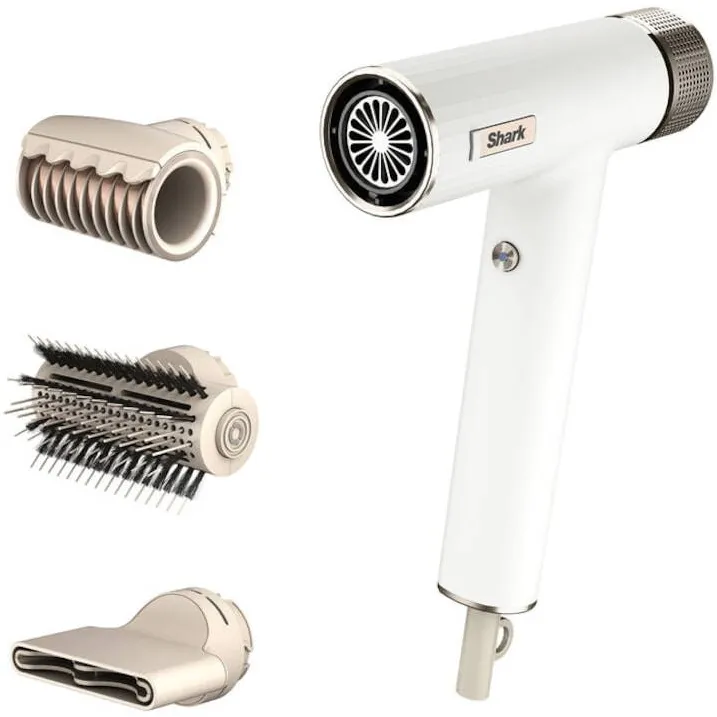 Shark Uscator de par Speedstyle HD333EU, 220-240v, 1700w, 3 trepte de temperatura, concentrator, alb