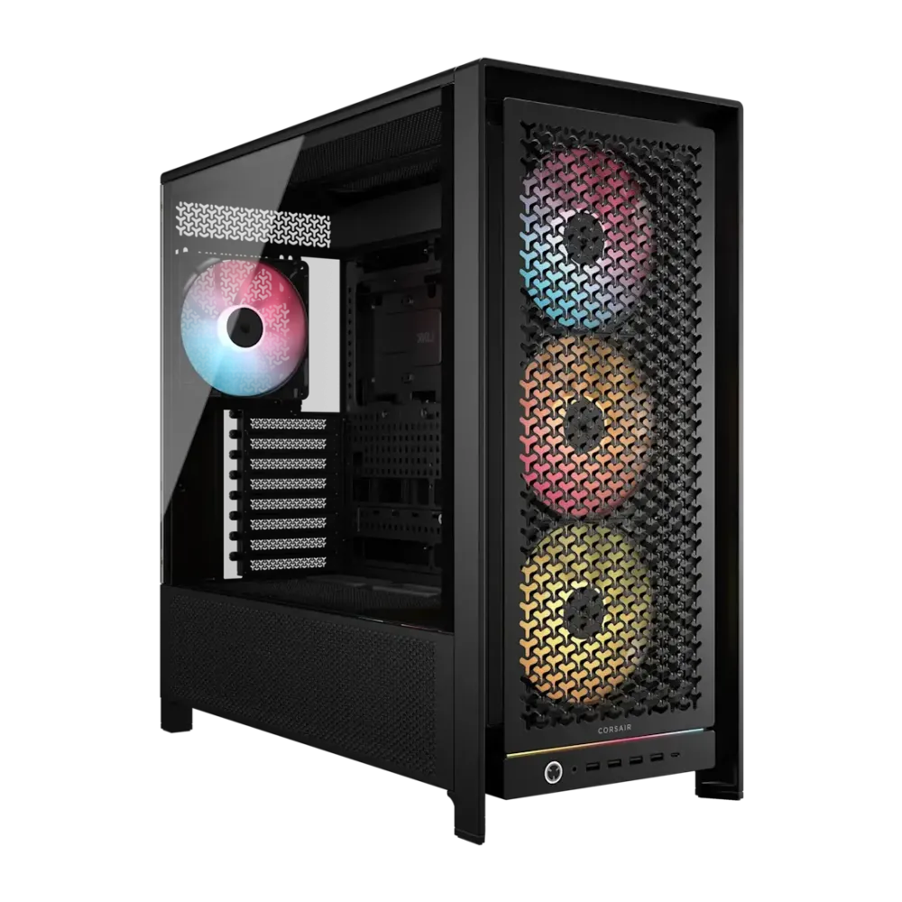 Carcasa PC Corsair FRAME 5000D RS ARGB Airflow, Mid-Tower, ATX, Negru
