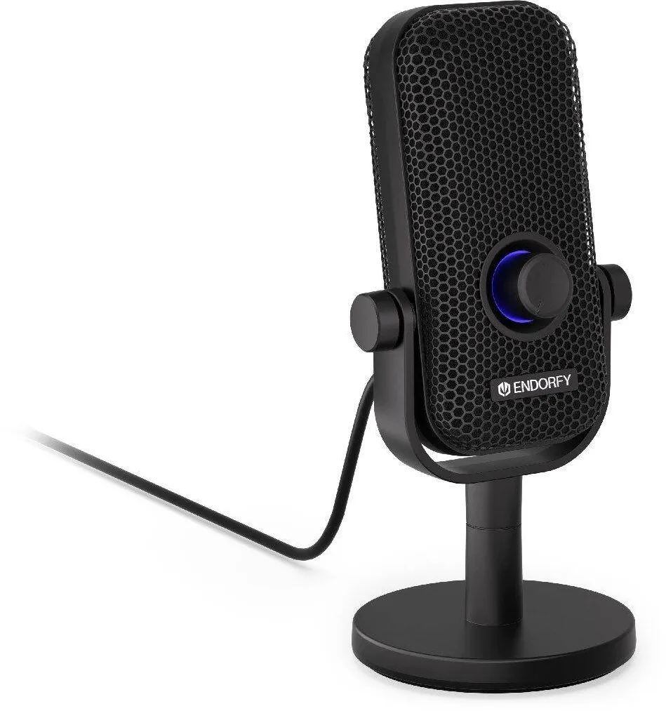 Microfon Endorfy Solum Voice S, Cardioid, USB, Negru