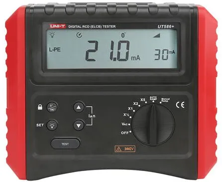 Uni-t MULTIMETRU DIGITAL TESTER RCD UT586+