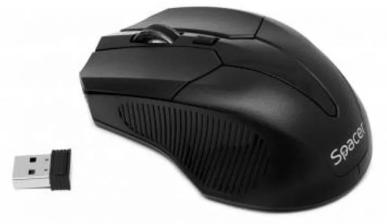 Mouse Spacer SPMO-W02, Wireless, Black