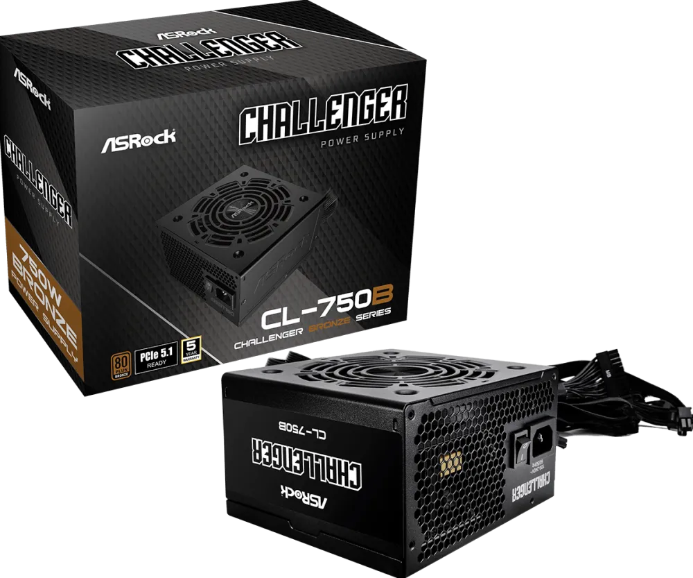 Sursa PC ASRock CHALLENGER, 80+ Bronze, 750W