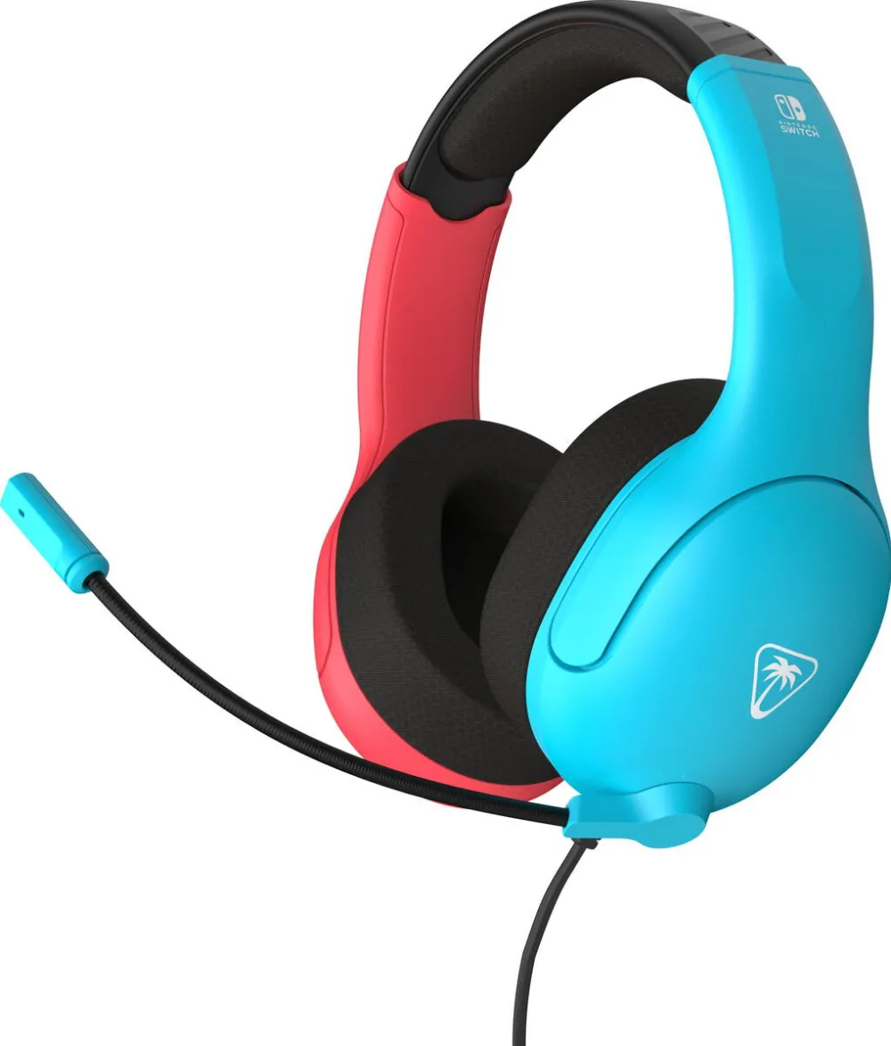 Casti Over-Head Turtle Beach Fit NS Neon Blue & Red
