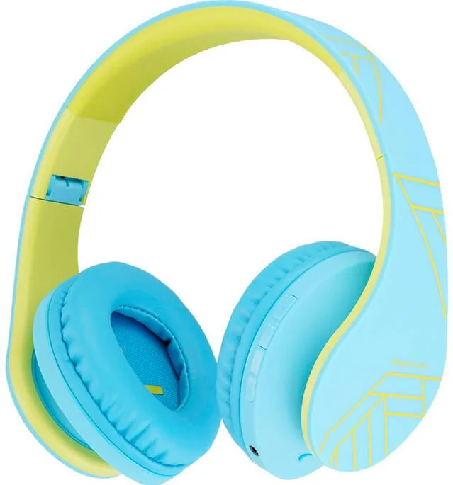 Casti Over-Head PowerLocus Wireless Headphones for kids PowerLocus P2 (blue-green)