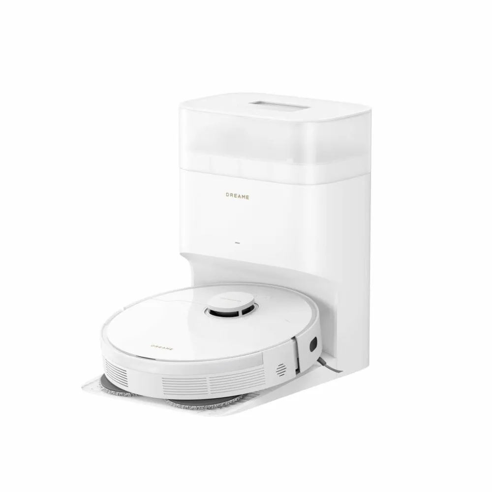 Dreame Robot de aspirare cu mop L10s Plus RLL42SD, mop rotativ, statie automata de golire 4l, 7000Pa , rezervor praf 0.35l, rezervor apa 0.23l, baterie 5200mAh, alb