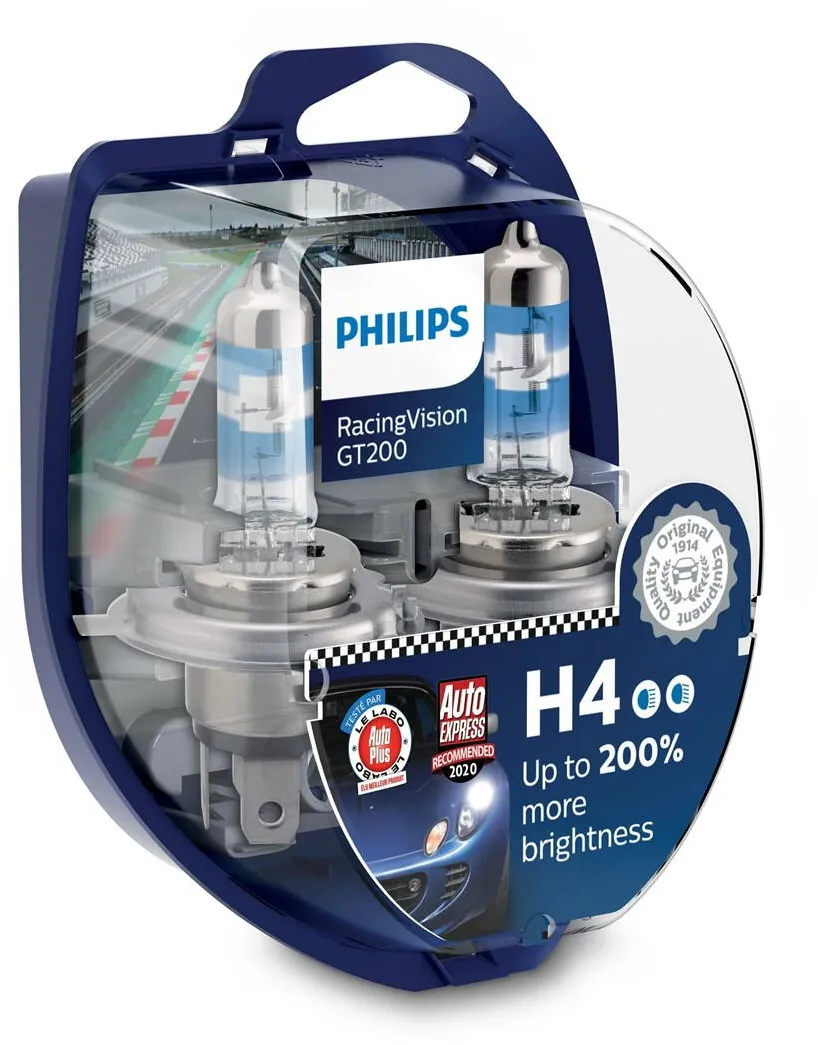 Philips Philips Type of lamp: H4 Pack of: 2 car headlight bulb