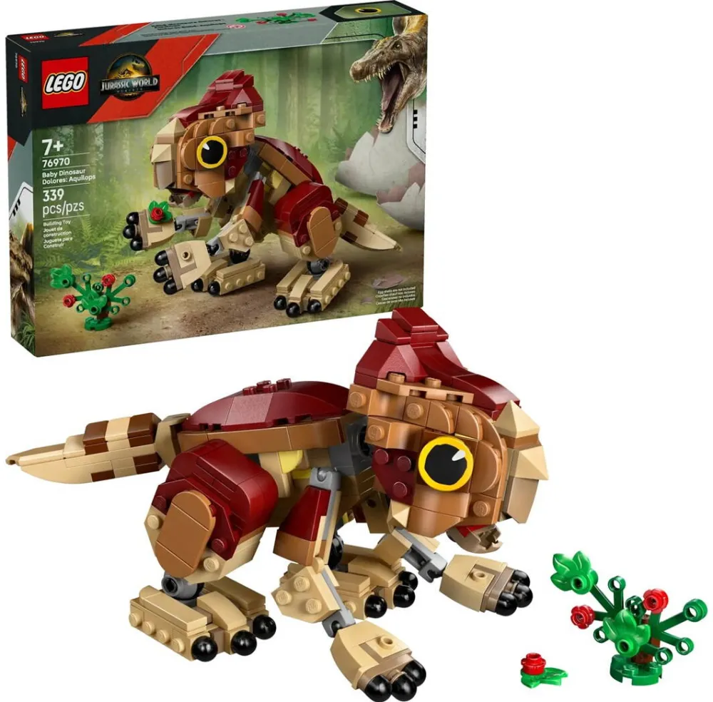 LEGO JURASSIC WORLD 76970 Baby Dinosaur Dolores Aquilops
