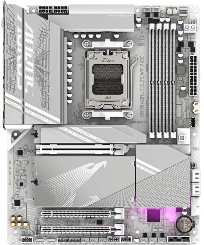 Placa de Baza GIGABYTE X870 AORUS ELITE X3D ICE