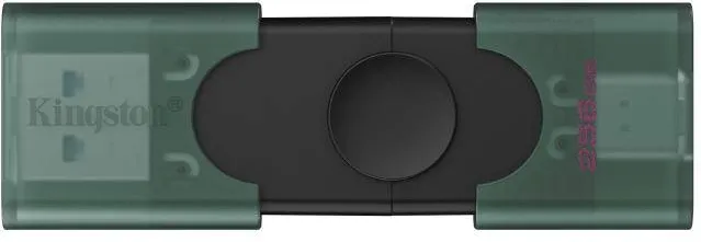 Memorie USB Kingston 256GB USB 3.2 USB-A USB-C DT Elite G2