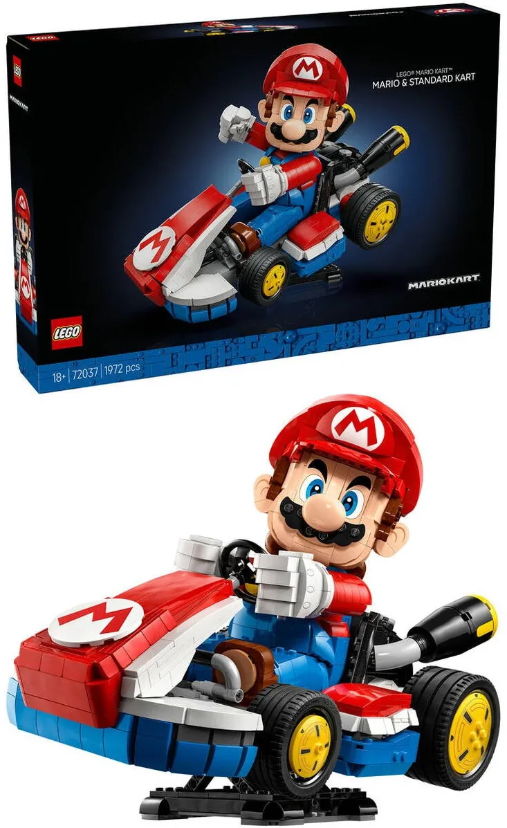 LEGO Super Mario - Mario Kart™: Mario & Standard Kart 72037, 1972 piese