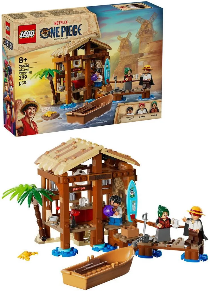 LEGO ONE PIECE - Coliba in Satul Morii 75636, 299 piese