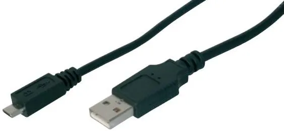 Assmann Cablu Date AK-300110-018-S USB 1.8 m 2.0 USB A Micro-USB B Negru