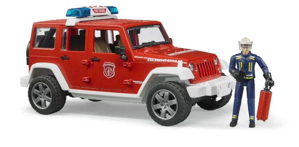 Masinuta BRUDER Jeep Wrangler Fire vehicle