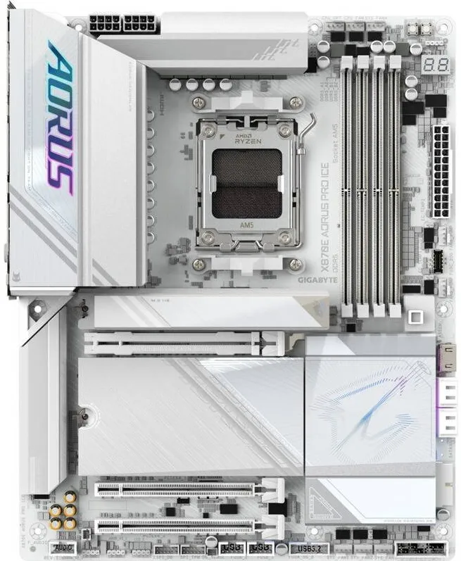 Placa de Baza GIGABYTE X870E AORUS PRO X3D ICE
