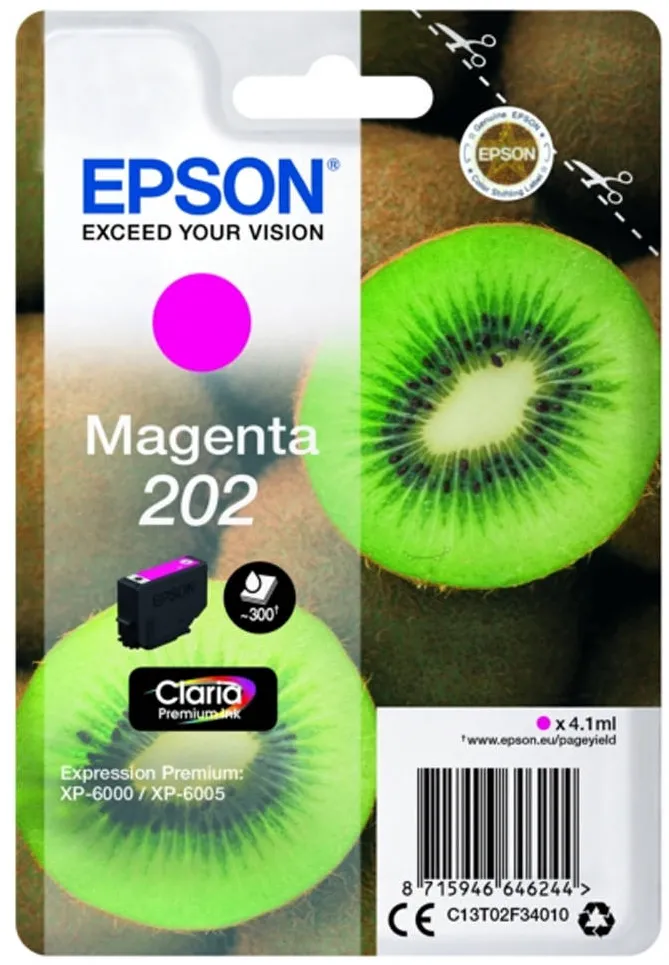Cartus Imprimanta Epson Ink Epson singlepack 202 magenta | 4,1ml | Claria premium