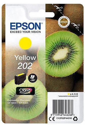 Cartus Imprimanta Epson Ink Epson singlepack 202 yellow | 4,1ml | Claria premium