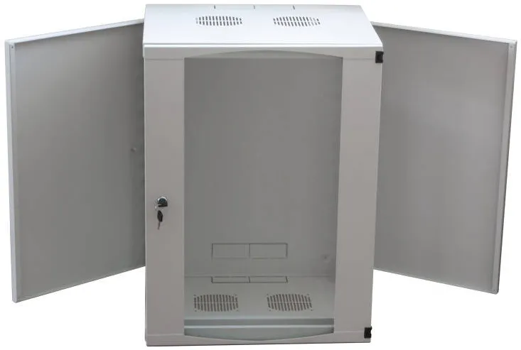 Cabinet metalic perete Logilink W06F64G 6U usa sticla