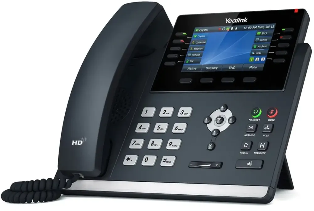 Telefon Fix YEALINK SIP-T46U - VOIP PHONE WITHOUT POWER SUPPLY