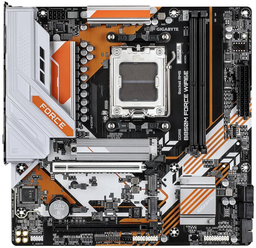 Placa de Baza GIGABYTE B850M FORCE WIFI6E (rev. 1.0)