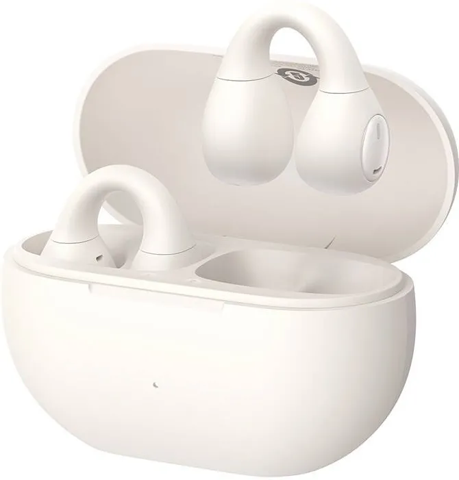 Casti Bluetooth Baseus  Bass 15 Clip Open Ear Headset True Wireless Stereo (TWS) In-ear Calls/Music Bluetooth White