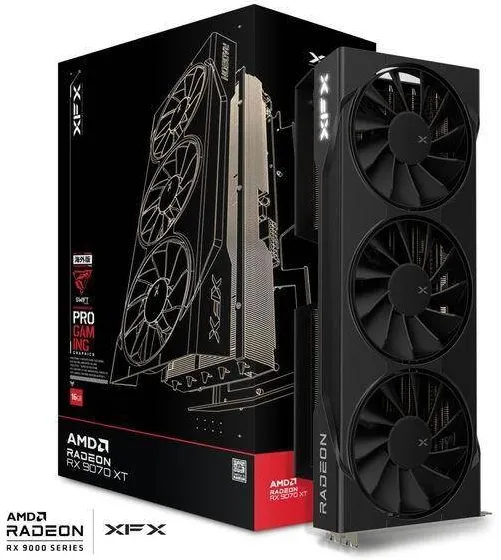 Placa Video XFX RX 9070 OC Triple Fan Gaming Swift 16GB GDDR6