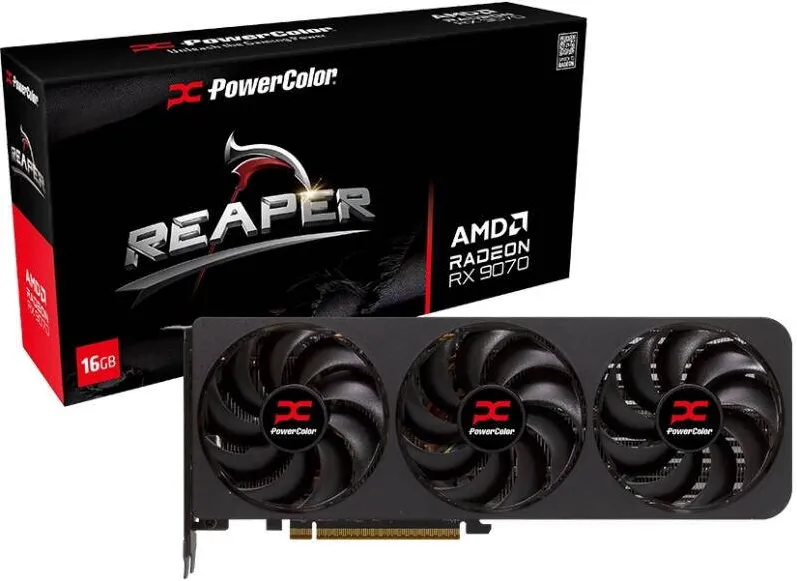 Placa Video POWERCOLOR Radeon RX9070 Reaper 16GB