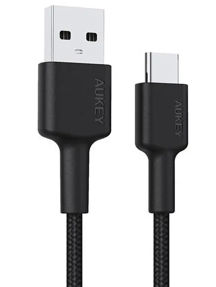 Aukey Cablu Date CB-CA2 OEM USB cable 2 m USB 3.2 Gen 1 (3.1 Gen 1) USB A USB C Black