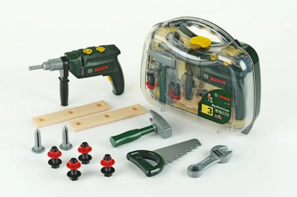 Klein Set Jucarii Suitcase with a drill and tools Bosch