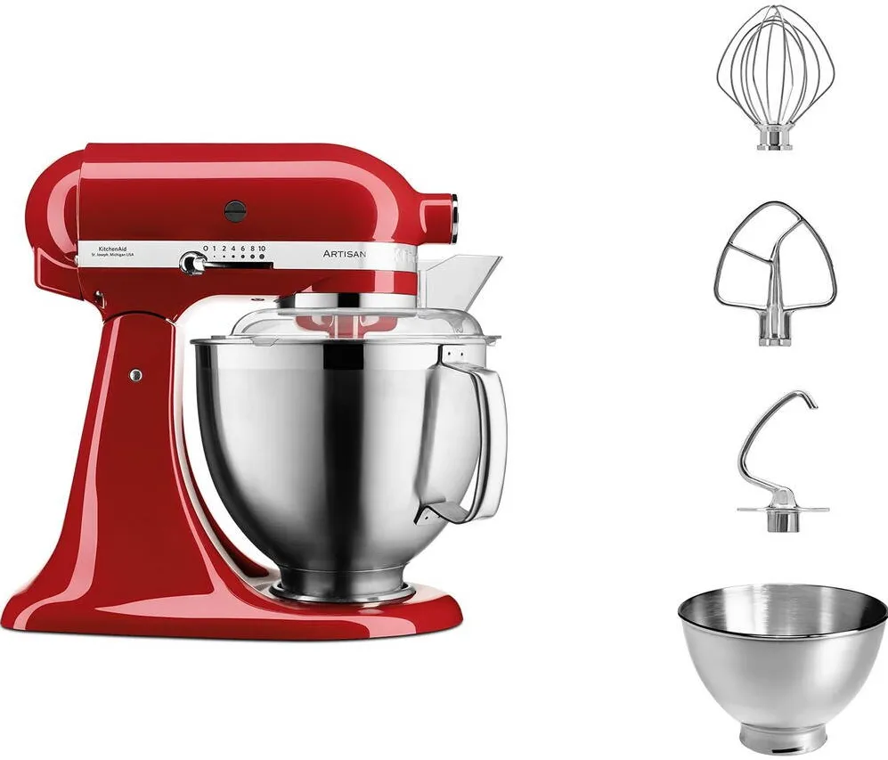 KITCHENAID Artisan 5KSM185PS food processor 300 W 4.8 L Red