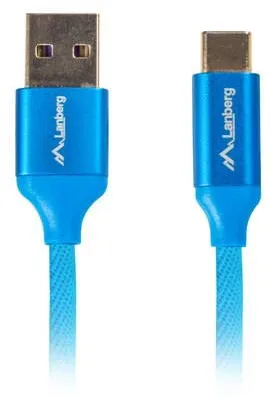 LANBERG Lanberg cable Premium Quck Charge 3.0 ,USB-C(M)->A(M) 1,8m Blue