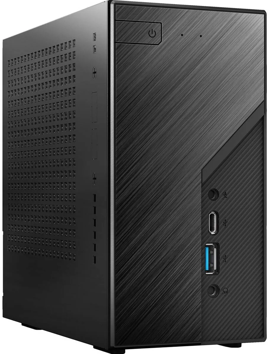 Sistem Mini ASRock DeskMini X300, Barebone, AMD AM4, 2x DDR4 64GB max, M.2 SSD, HDD 2.5 inch, HDMI, DisplayPort