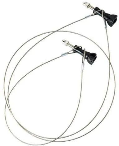 mantona safety line Set Stainless Steel 40cm + 100cm
