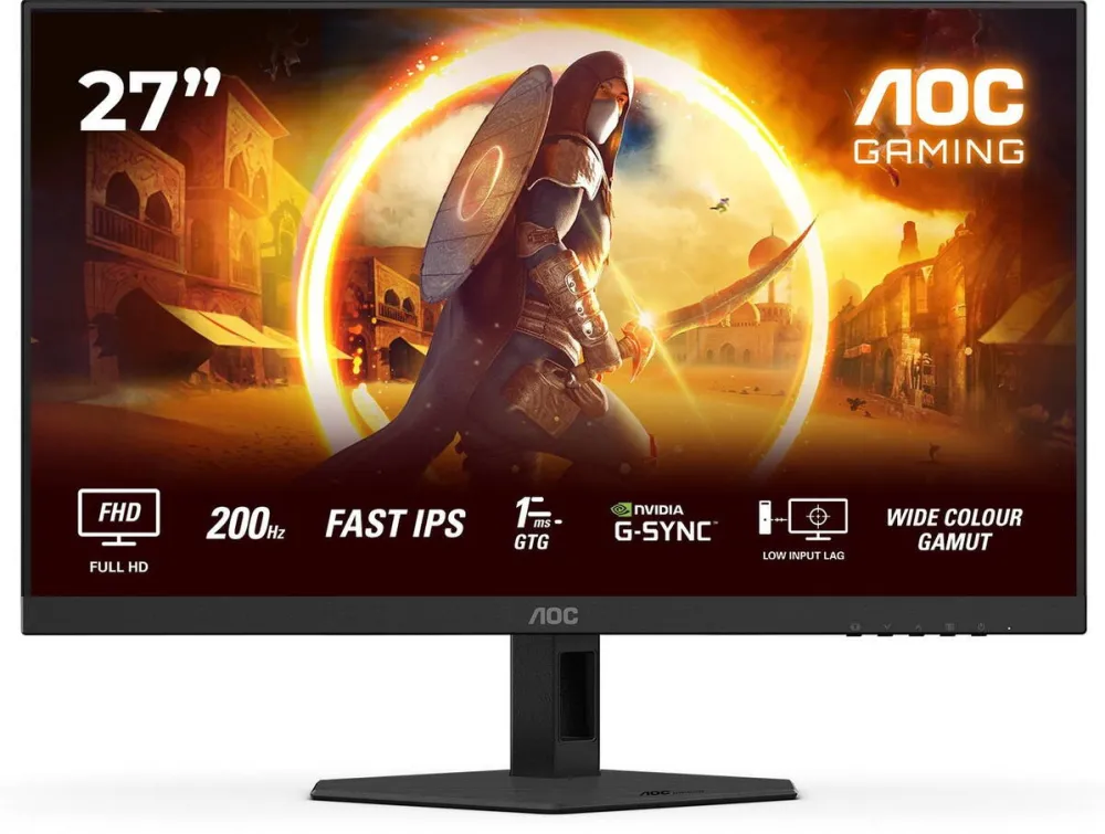 Monitor AOC 27G4HRE 27“ 1920x1080/16:9/300 cd/m²/0.5ms/HDMI, DisplayPort, Headphone out