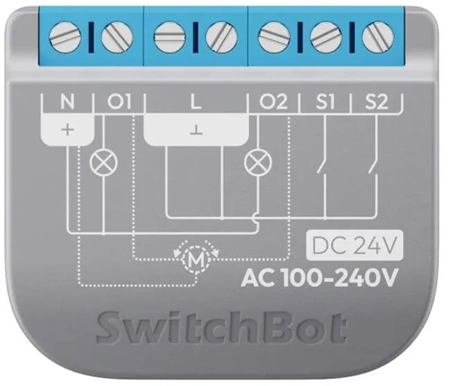 SwitchBot Comutator cu releu 2PM comutator inteligent cu doua canale