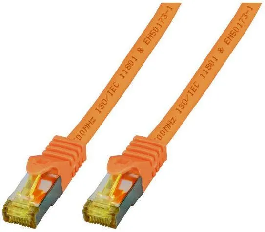 Accesoriu Retea EFB RJ45 S/FTP, Cat.6A, LSZH, Cat.7 Rohk.,30m, Portocaliu