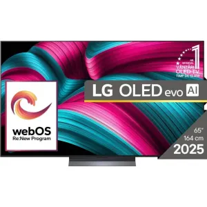 Televizor LG OLED evo 65C52LA, 164 cm, Smart, 4K Ultra HD, 100 Hz, Clasa F (Model 2025)