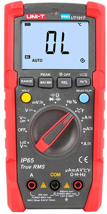 Uni-t UNI-T Professional Digital Multimeter UT191T