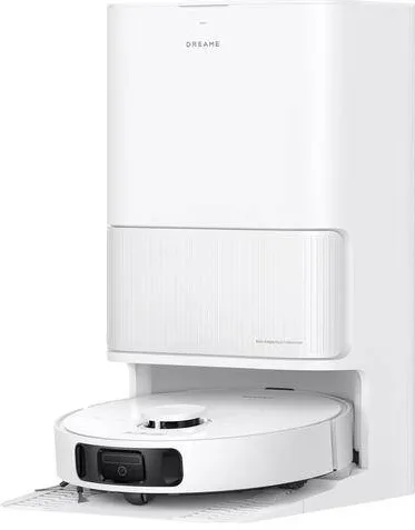 Aspirator robot Dreame D20 Ultra RLD31SE, Autonomie 250 minute, 13000 Pa, Rezervor statie apa curata/uzata 4.5/4 l, Filtru EPA E11, COntrol vocal si aplicatie, RoboSwing, DuoScrub (Alb)
