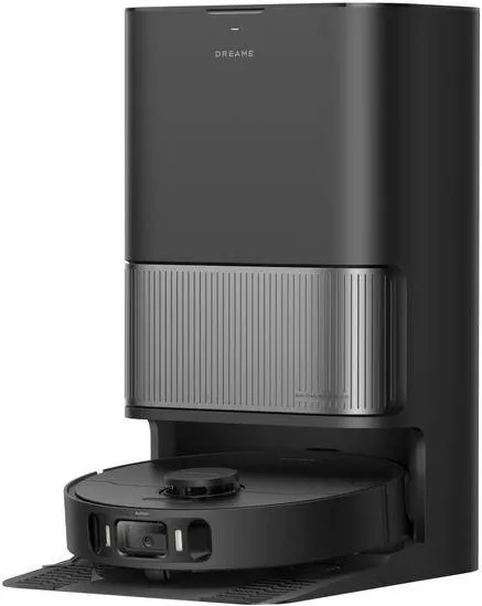 Aspirator robot Dreame L40 Ultra AE RLL77SE-BK, Autonomie pana la 180 minute, 19000 Pa, Rezervor statie apa curata/uzata 4.5/4 l, Recipient praf 0.395 l, Tehnologie MopExtend (Negru)