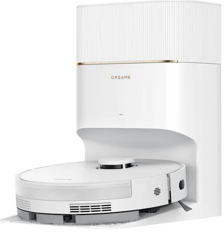 Aspirator robot Dreame D20 Pro Plus RLD43SD-WH, Autonomie 285 minute, HyperStream DuoBrush, 13000 Pa, Navigatie LDS, Control vocal si aplicatie (Alb)