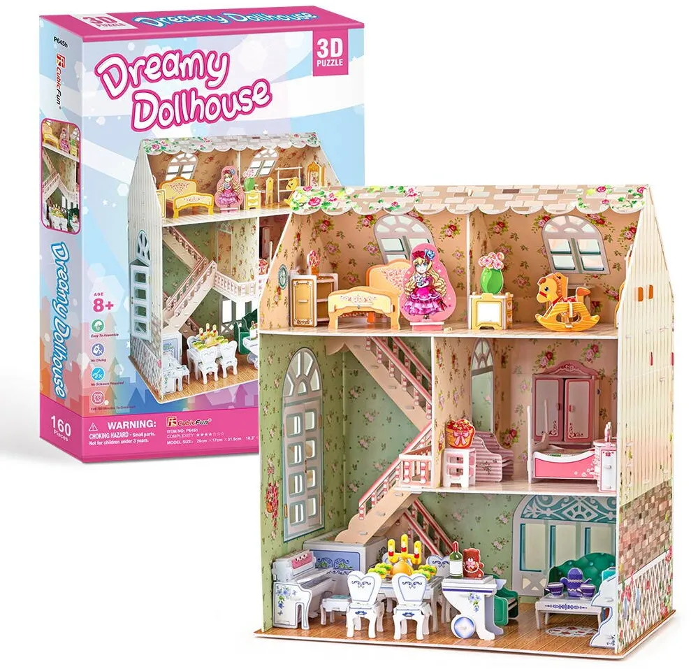Puzzle Cubic Fun 3D Dollhouse Dreamy