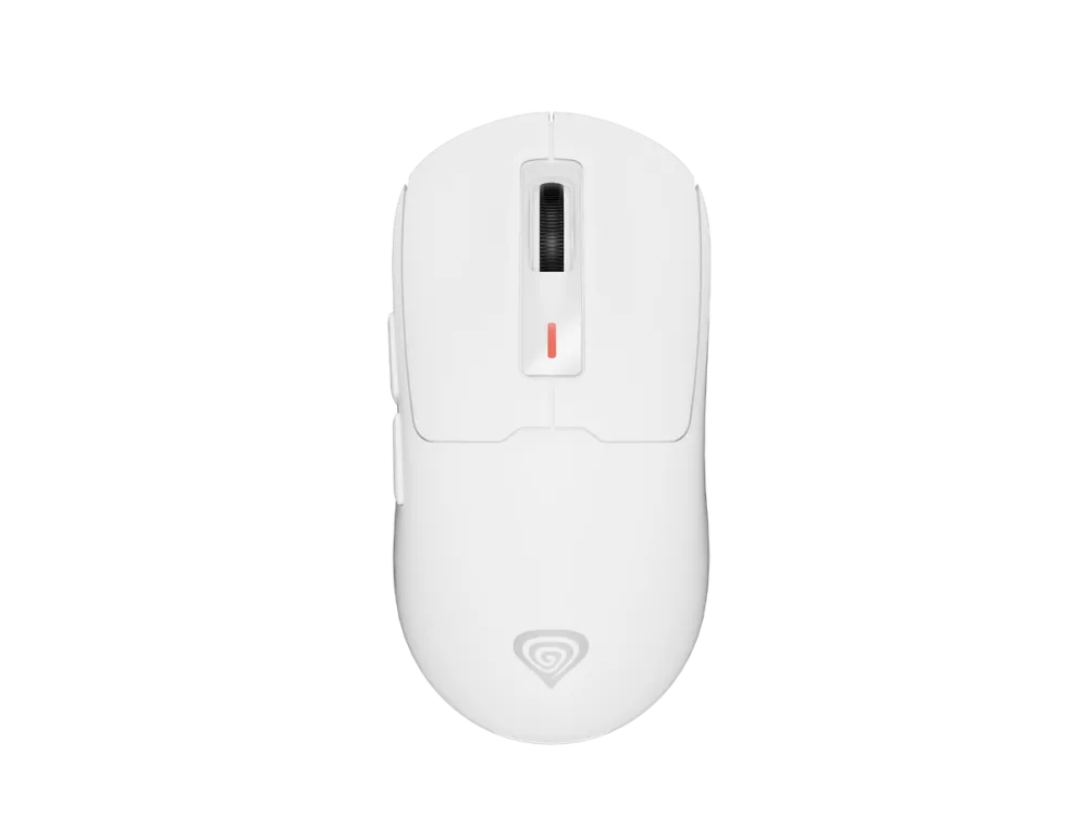 Mouse Genesis Zircon 660 PRO Gaming, 12000DPI, Wireless, White