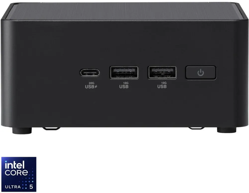 Sistem Mini Asus NUC 14 Pro RNUC14RVHU500002I cu procesor Intel Core Ultra 5 125H pana la 4.5 GHz, fara RAM, fara stocare, Intel Arc Graphics, No OS, EU cord