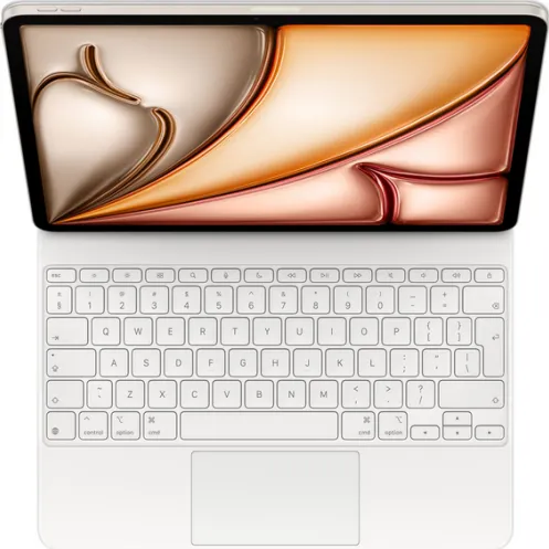 Accesoriu Tableta Apple Tastatura Magic Keyboard pentru iPad Air M3 (2025) de 13 inch, Layout INT, White