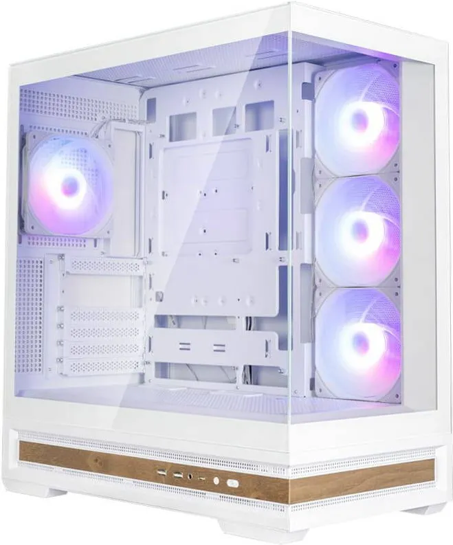 Carcasa PC Zalman 40 NAMU ATX Midi Tower White ARGB