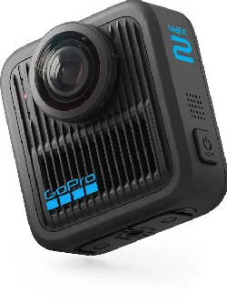 GoPro MAX2 - Aparat foto de actiune traditional rezistent la apa 360 + cu ecran tactil, video sferic 8 K, fotografii 29 MP 360, lentile usor de inlocuit, stabilizare hiper-neteda, 6 microfoane