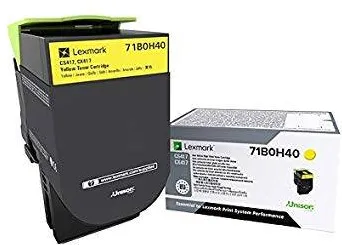 Toner imprimanta Lexmark 71B0H40 Yellow