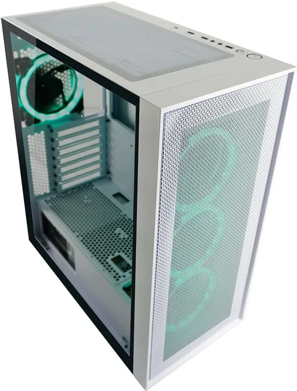 Carcasa PC LC-Power Case Midi LC-802W-ON White Wanderer X