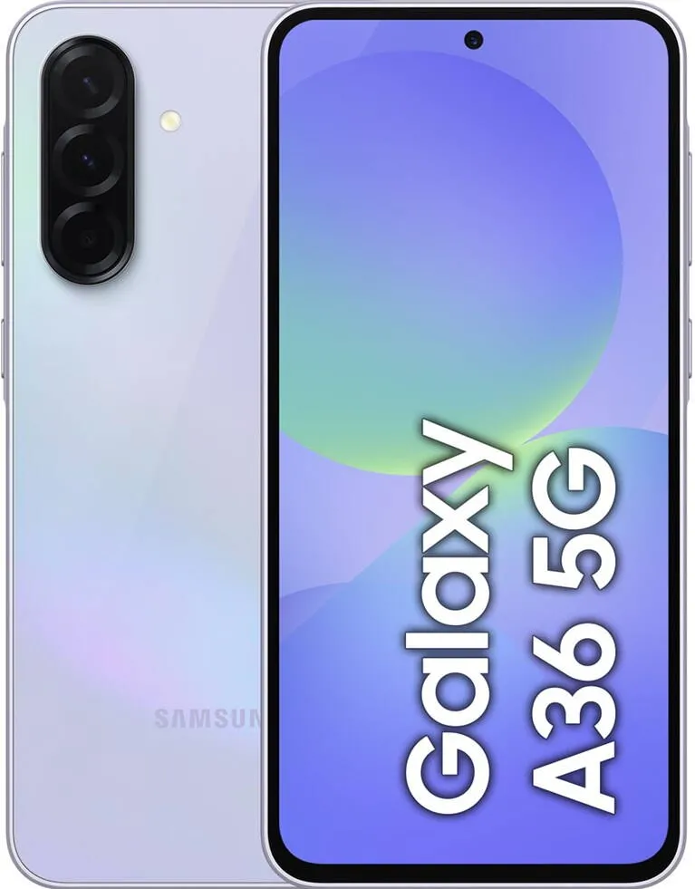 Smartphone Samsung Galaxy A36 17 cm (6.7") Dual SIM Android 15 5G USB Type-C 6 GB 128 GB 5000 mAh Lavender