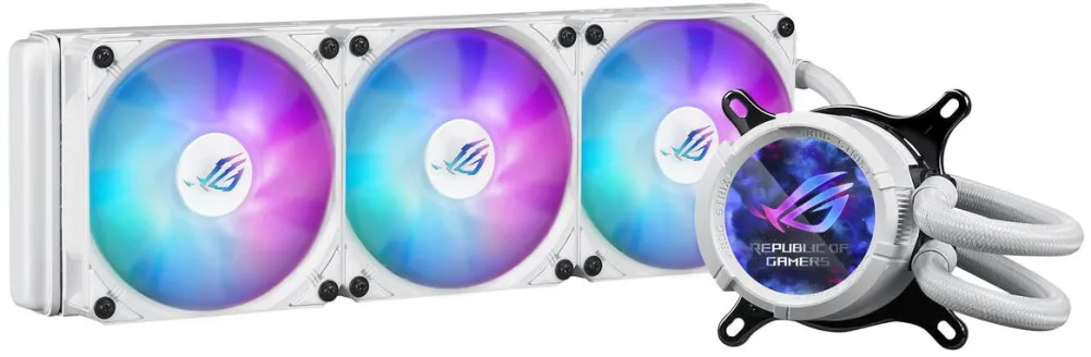 Cooler Asus ASUS ROG Strix LC III 360 ARGB White Edition Processor All-in-one liquid cooler 12 cm